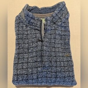 Standard Casual By Crocodile Original Blue Quarter Zip Sweater